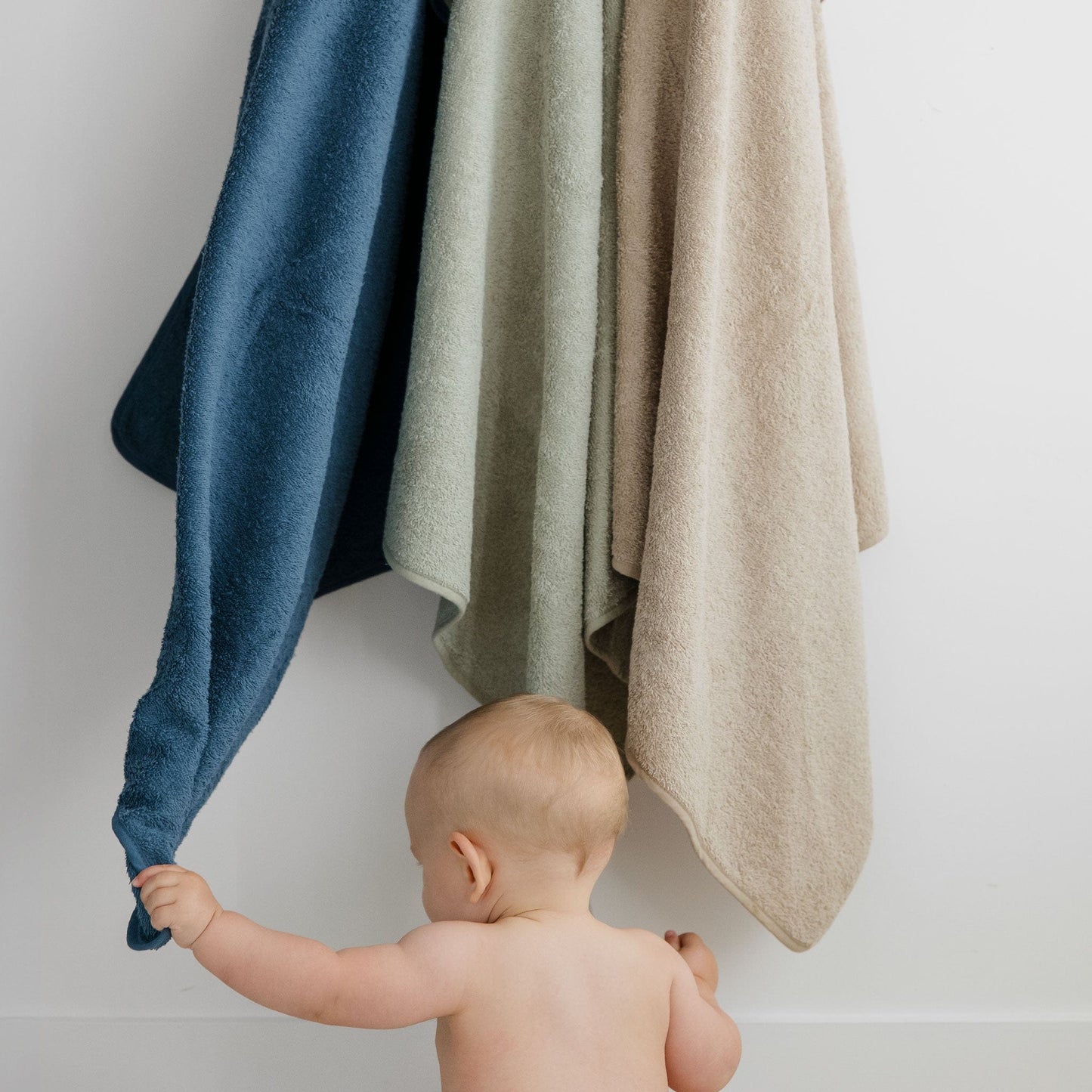 Baby hooded towel - Hippo