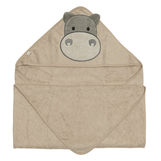 Baby hooded towel - Hippo
