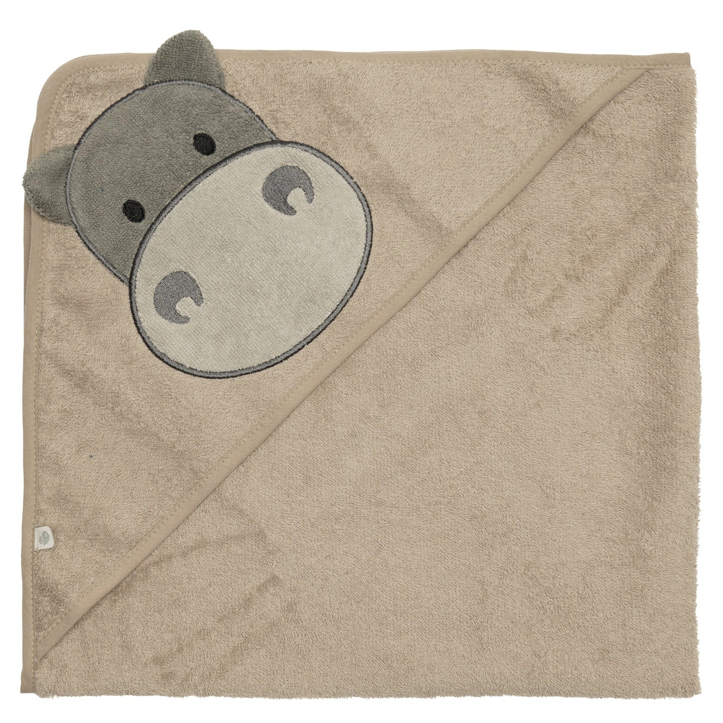 Baby hooded towel - Hippo