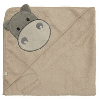 Baby hooded towel - Hippo