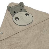Baby hooded towel - Hippo