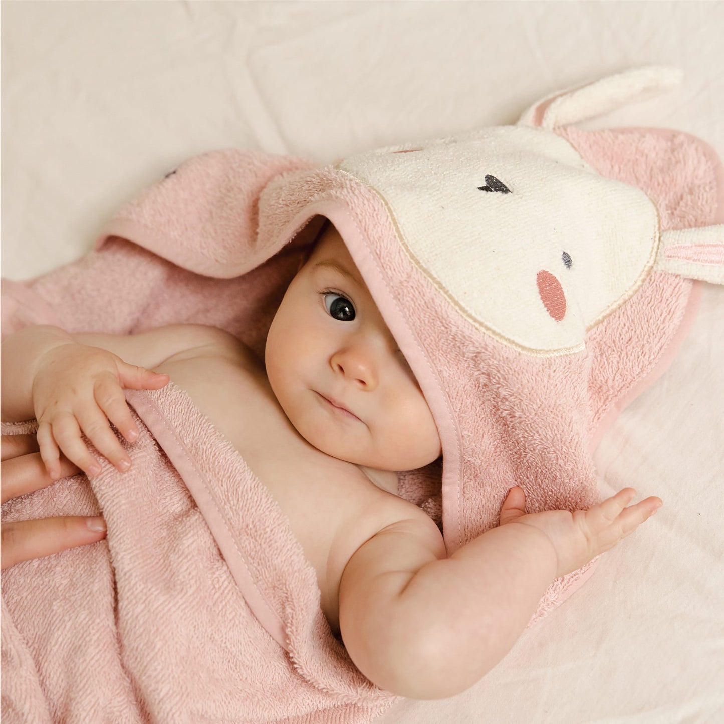 Baby hooded towel - Bunny