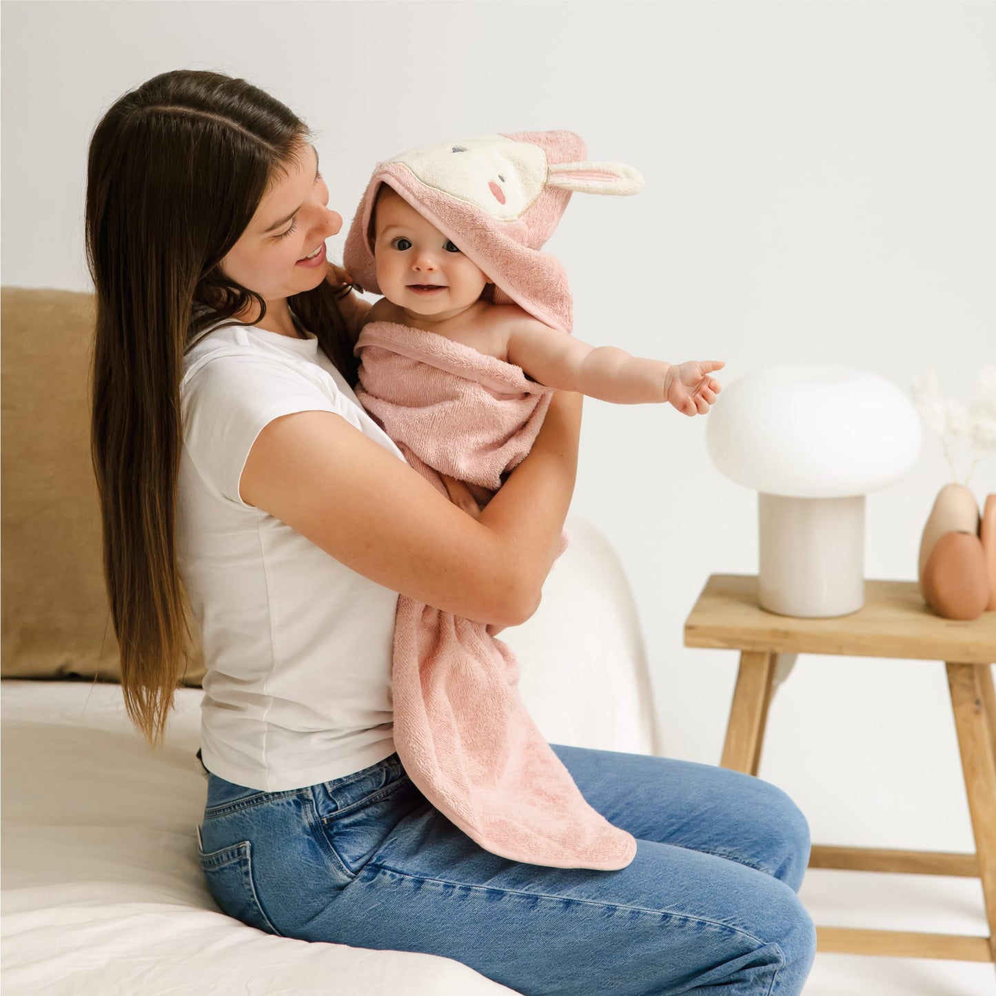 Baby hooded towel - Bunny