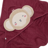 Baby hooded towel - Monkey