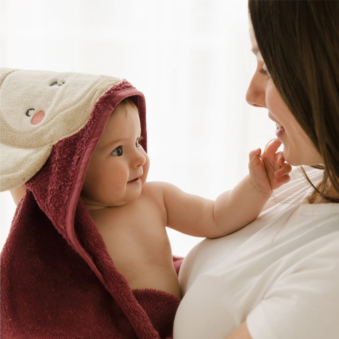 Baby hooded towel - Monkey