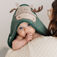 Baby hooded towel - Moose