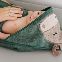 Baby hooded towel - Moose