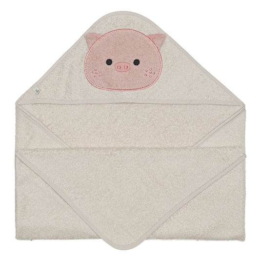 Serviette à capuchon pour bébé - Cochon