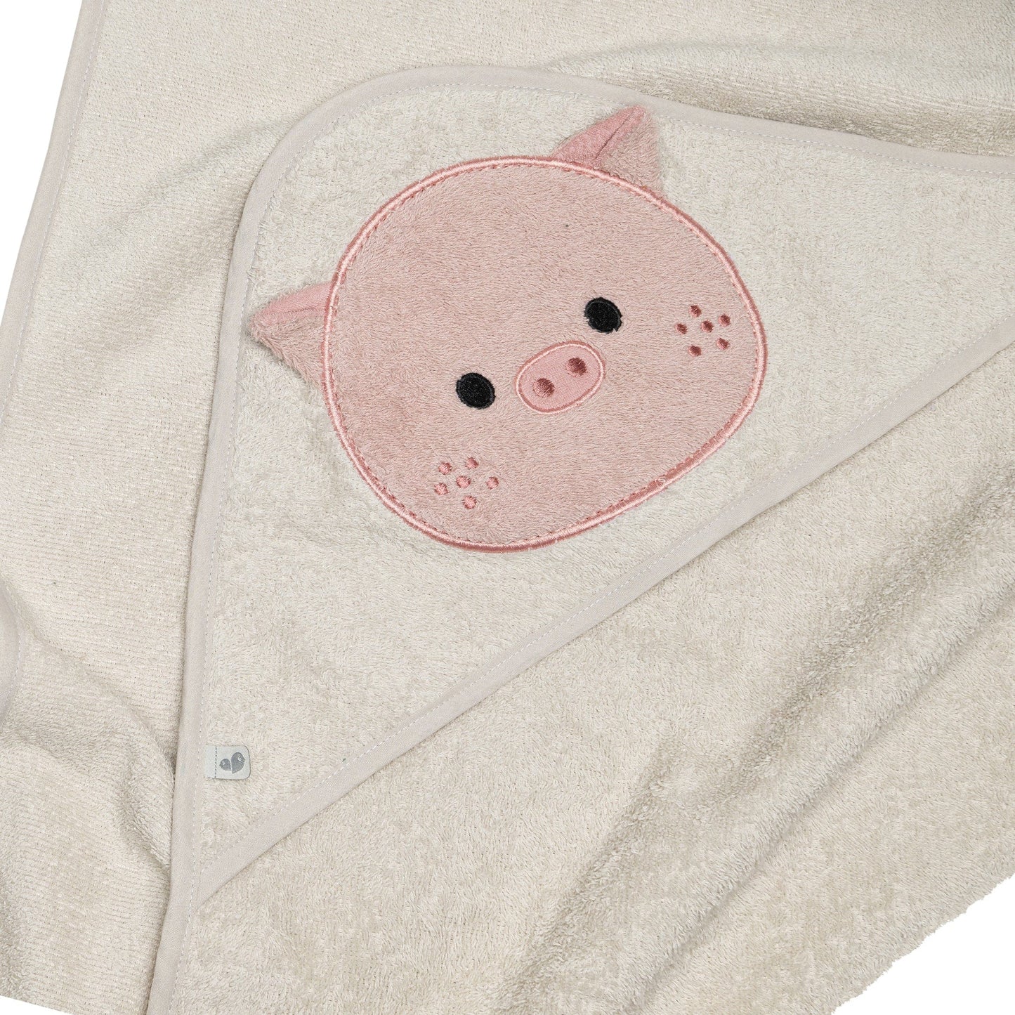 Baby hooded towel - Piglet