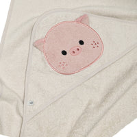 Baby hooded towel - Piglet