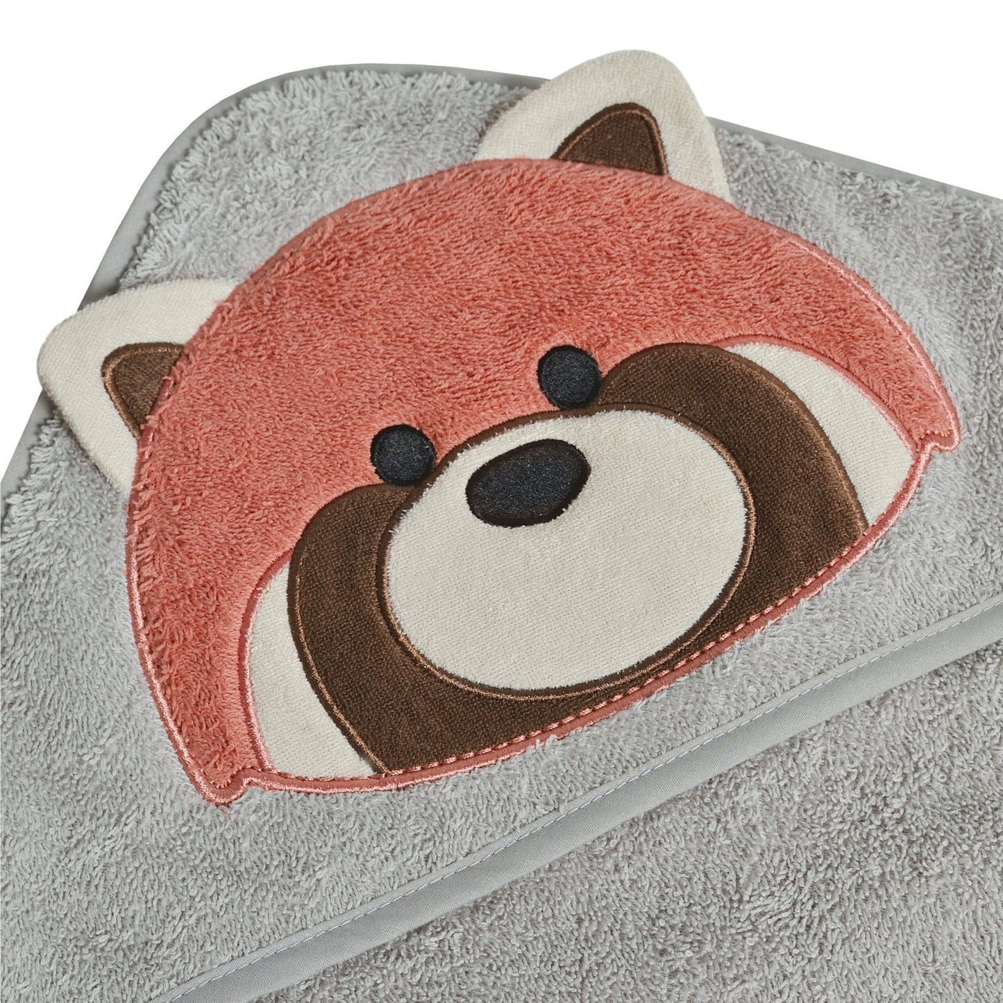 Baby hooded towel - Red panda