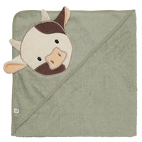 Baby hooded towel - Cow
