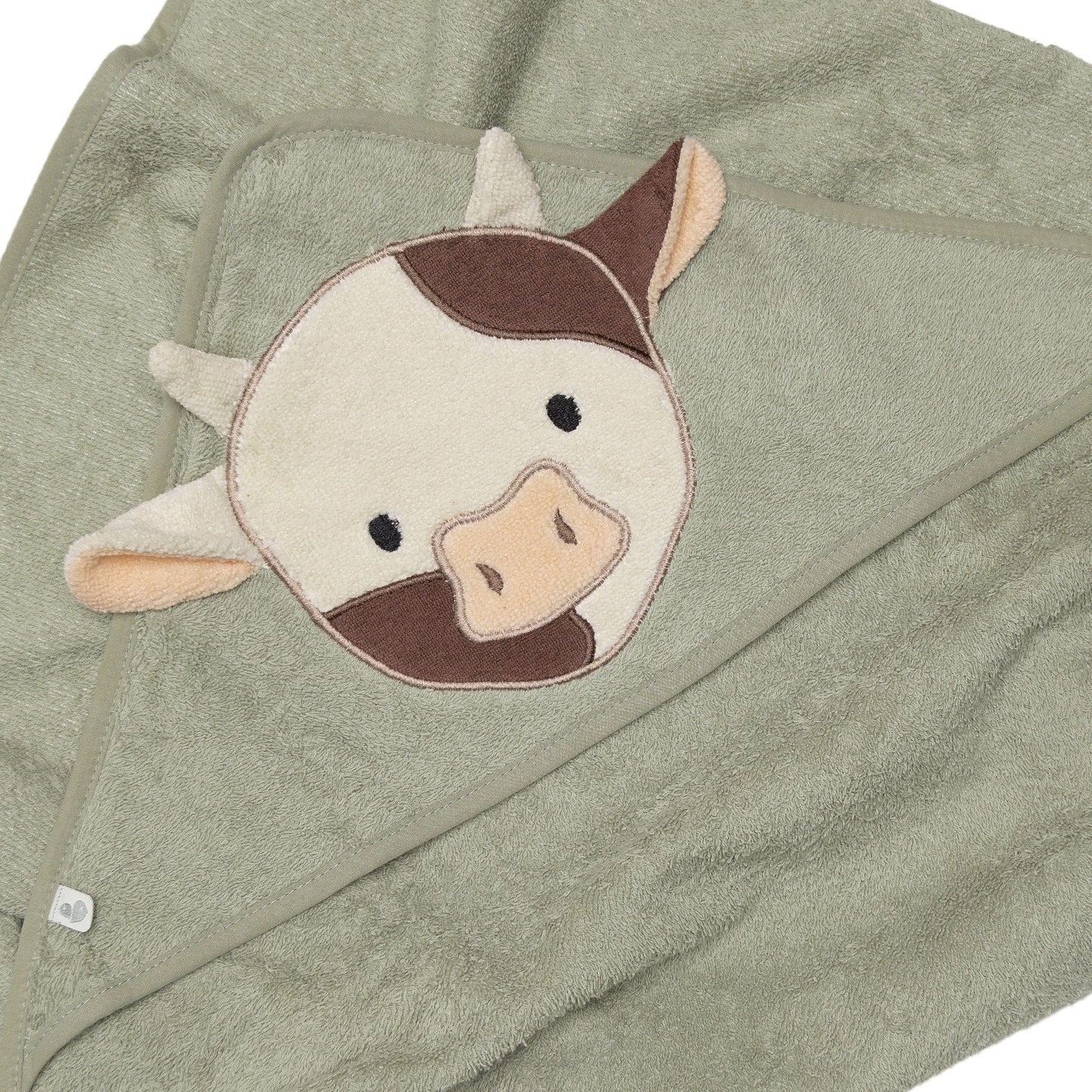Baby hooded towel - Cow