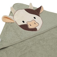 Baby hooded towel - Cow