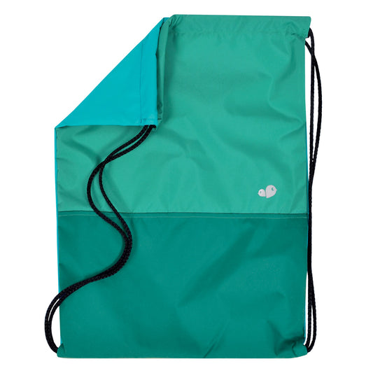 Shoe bag - Azur, Aqua & Sarcelle Color Block