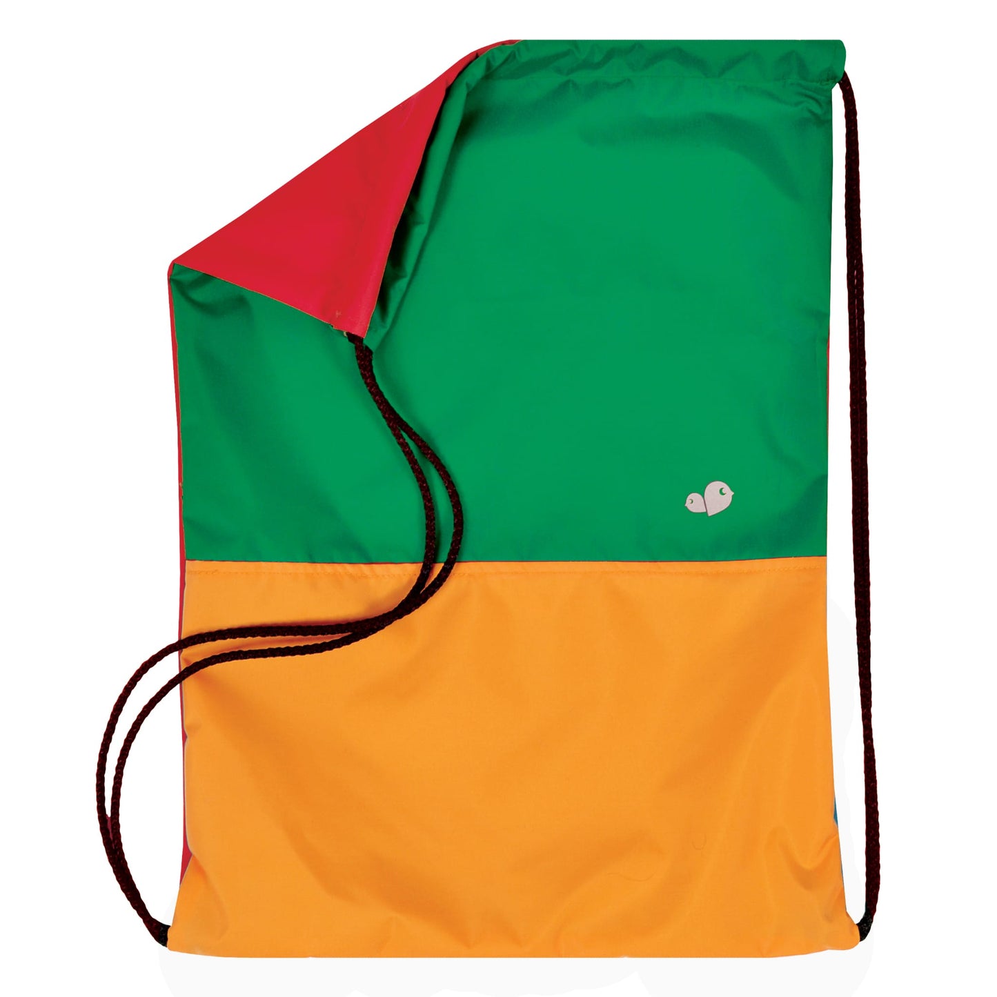 Shoe bag - Orange, Green & Red Color Block