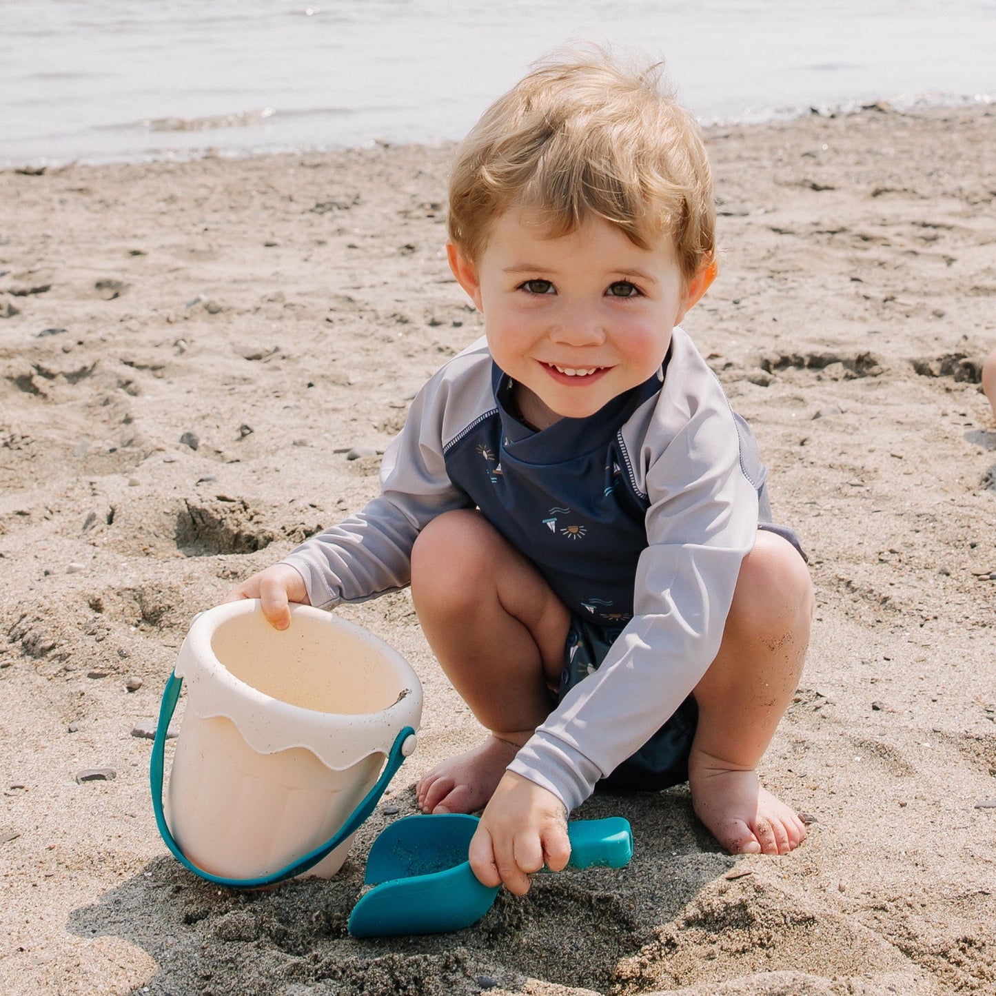 Silicone beach toys - Ivory