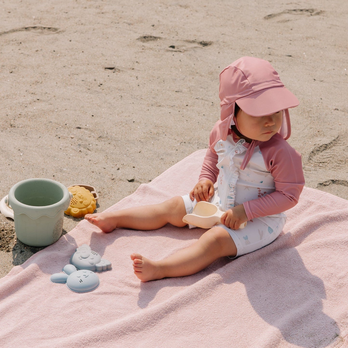 Silicone beach toys - Green