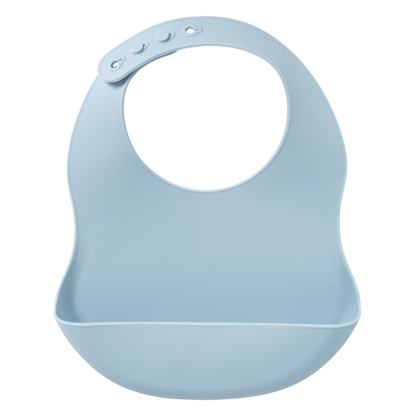 Bavoirs en silicone - Bleu uni