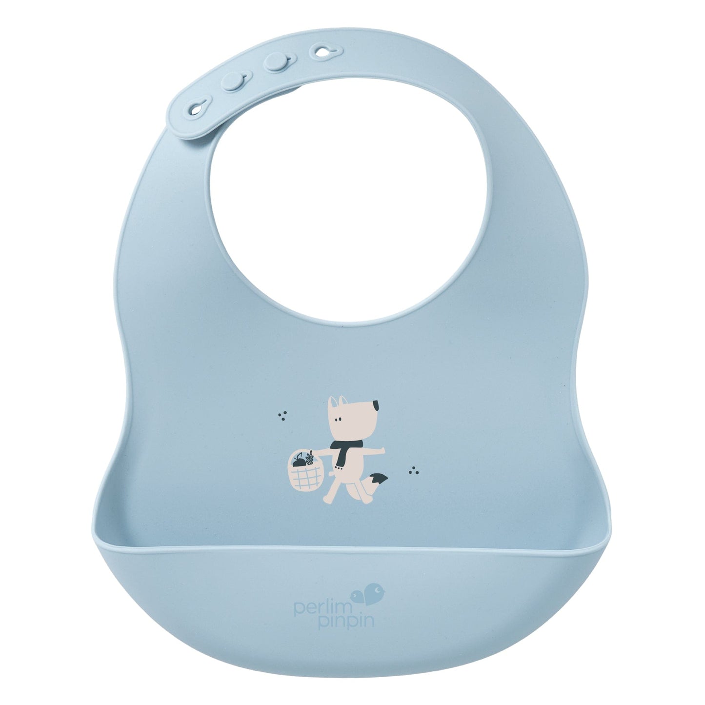 Silicone Bibs - Fox