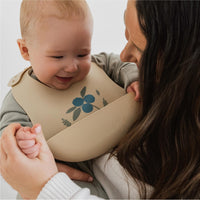 Silicone Bibs - Blueberry