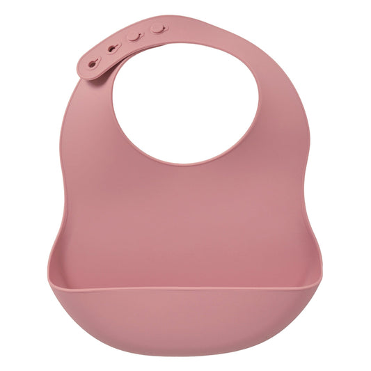Silicone Bibs - Solid Pink