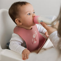 Bavoirs en silicone - Rose uni