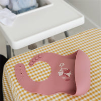 Bavoirs en silicone - Rose uni