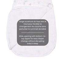 Sac de nuit mousseline de coton - Insectes (0.7 tog)