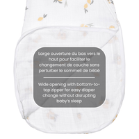 Cotton muslin sleep sack - Lemons (0.7 tog)