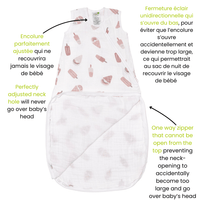 Cotton muslin sleep sack - Ice Cream (0.7 tog)