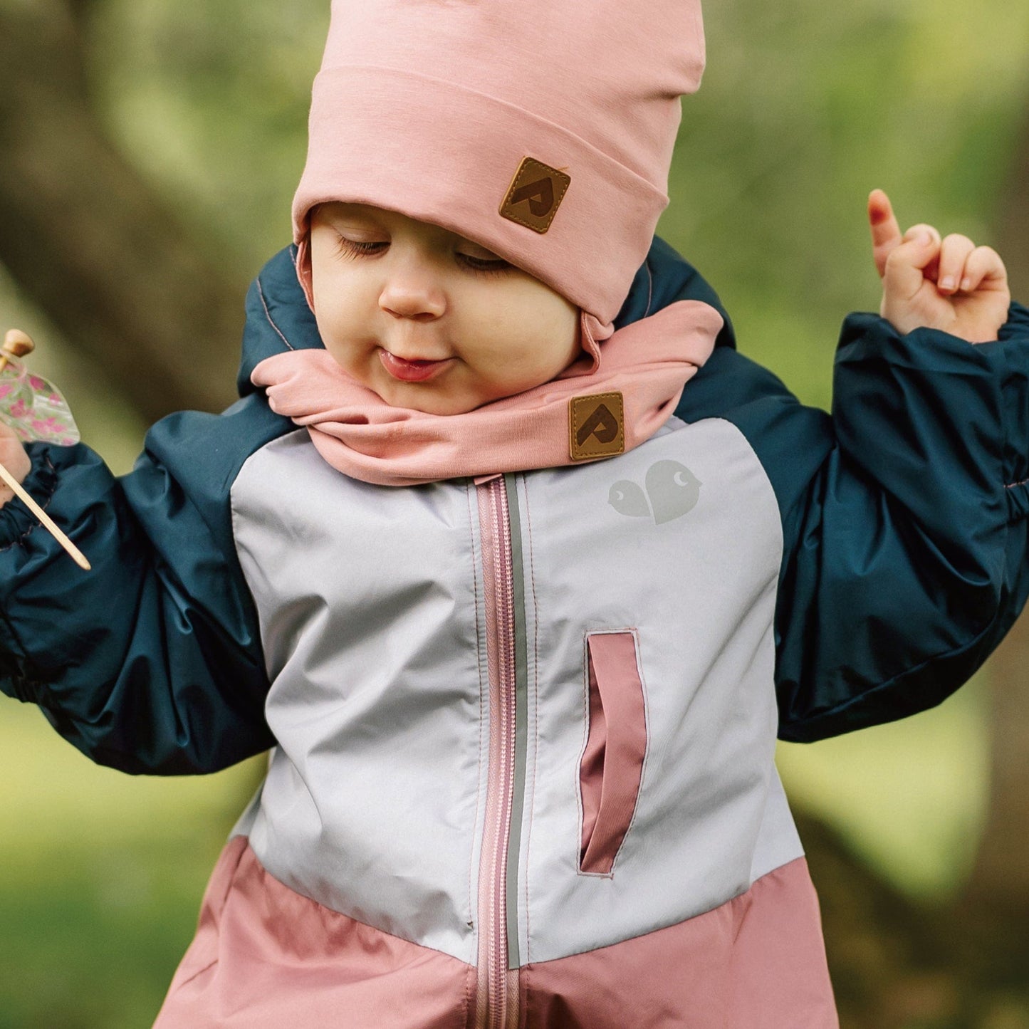 Cotton beanie with ears - Tulip