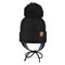 Acrylic hat with fleece lining and ears - Black