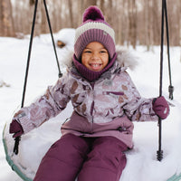 Tuque d'hiver pour garçon - Shiraz, Crème & Blush