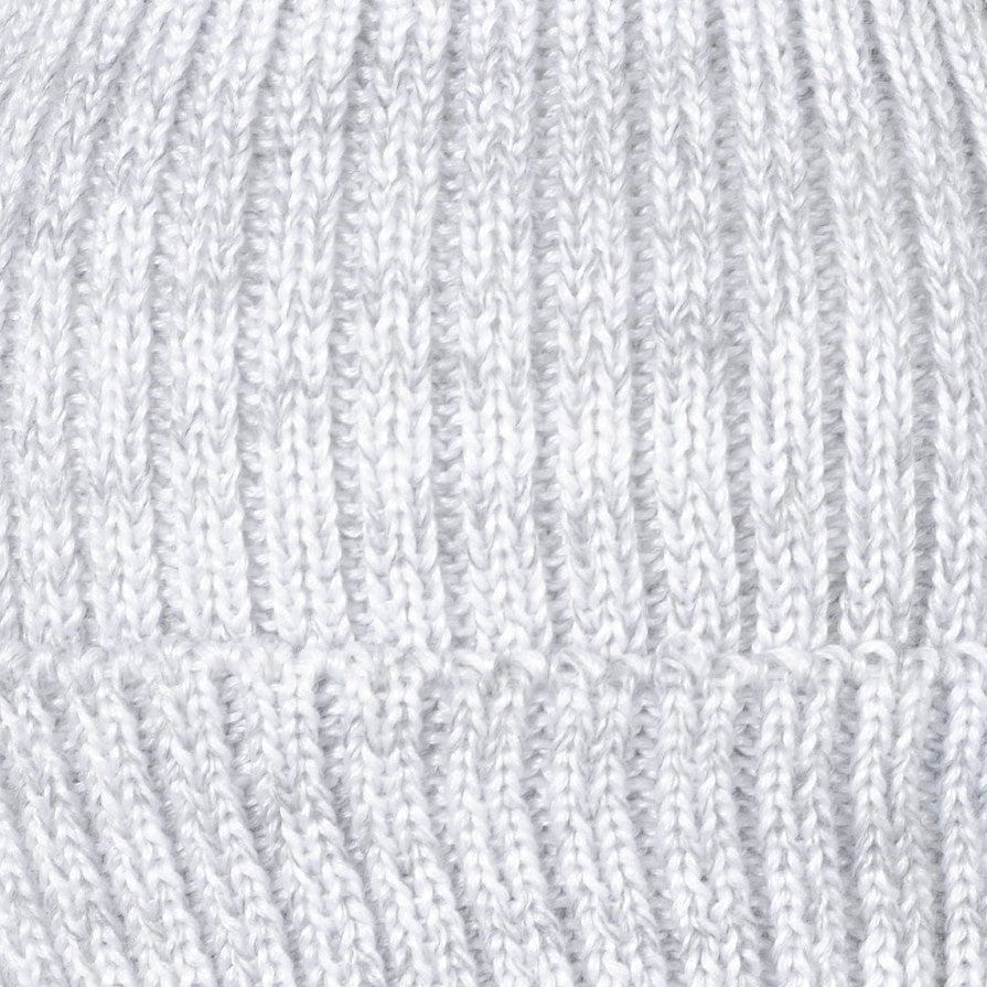 Tuque d'hiver pour garçon - Blanc & Gris Pâle