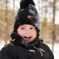 Tuque d'hiver pour garçon - Noir