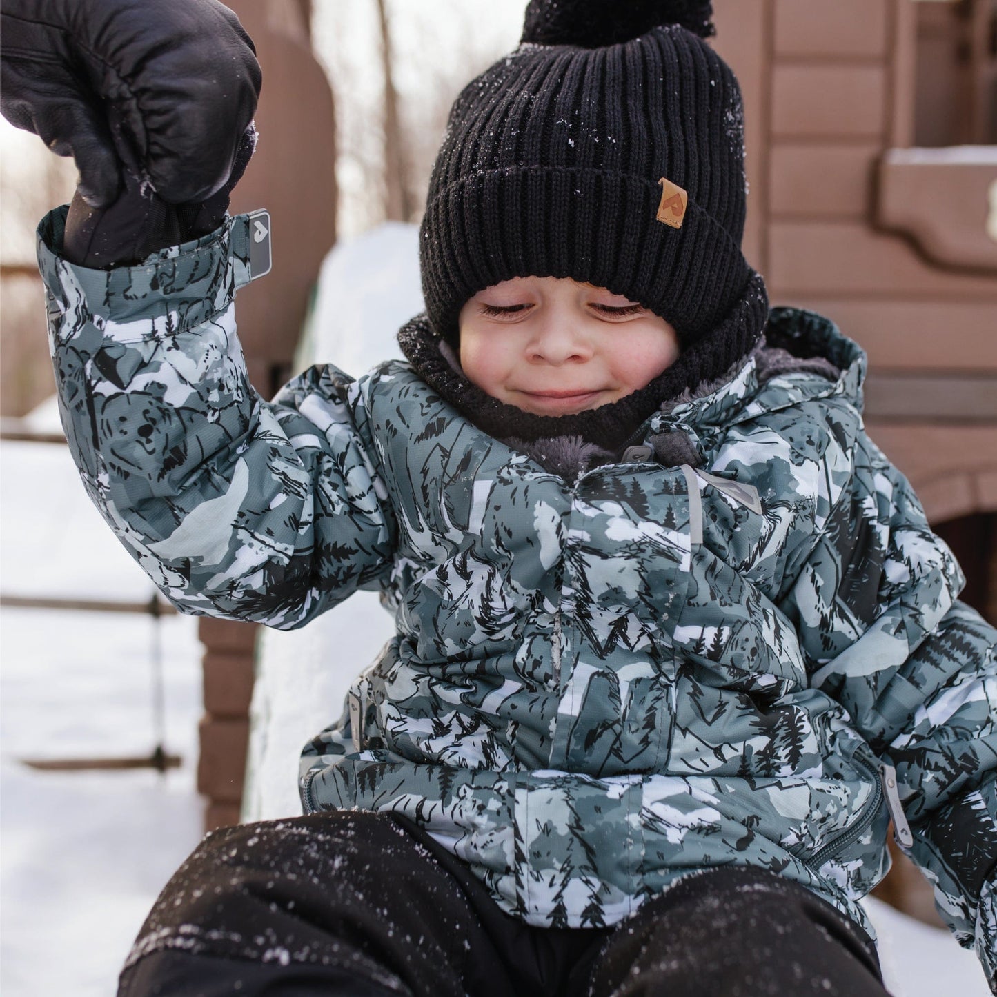 Tuque d'hiver pour garçon - Noir