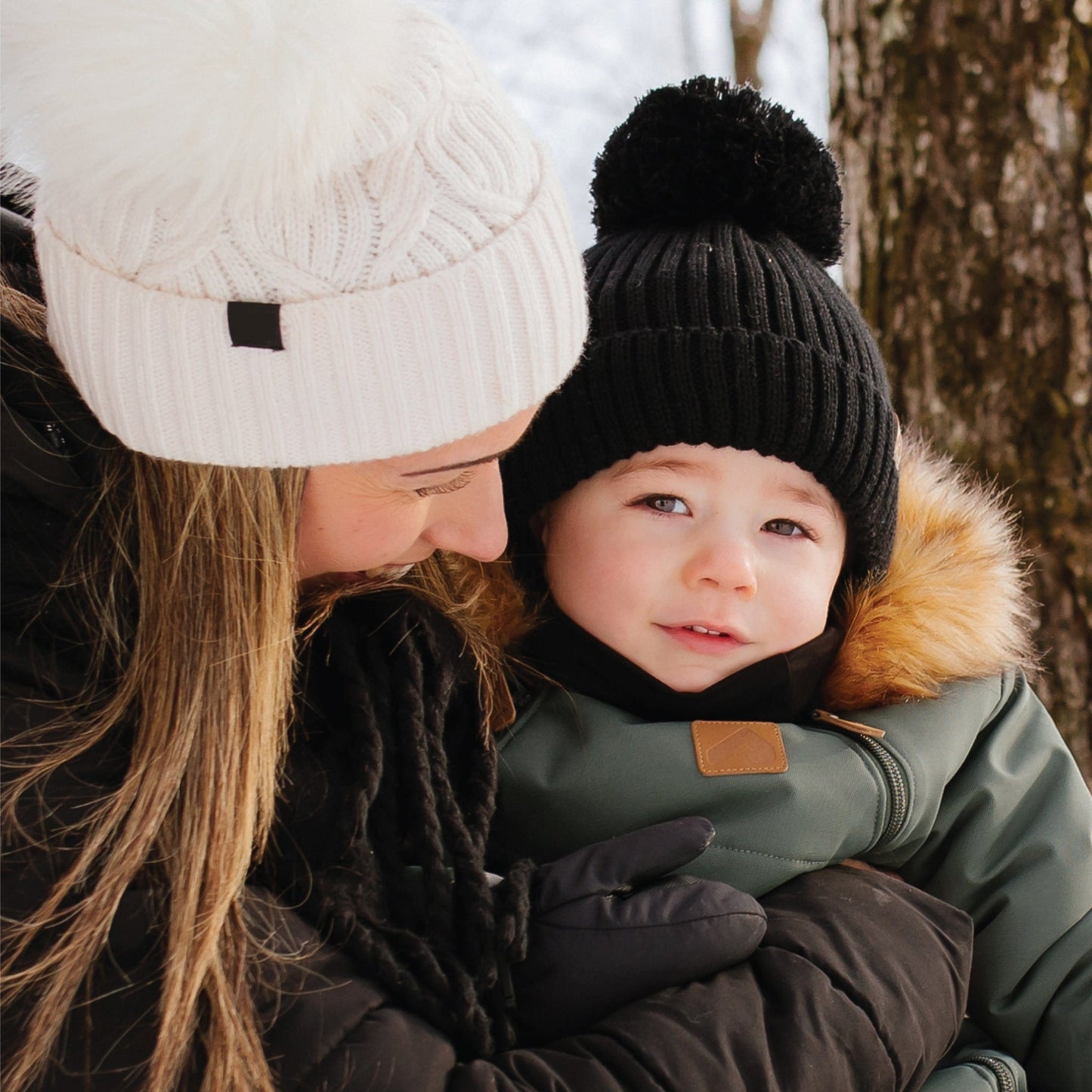 Tuque d'hiver pour garçon - Noir