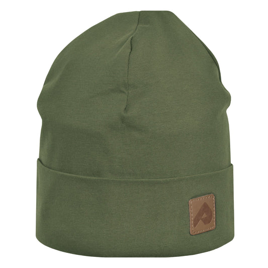 Jersey hat with fleece lining - Green