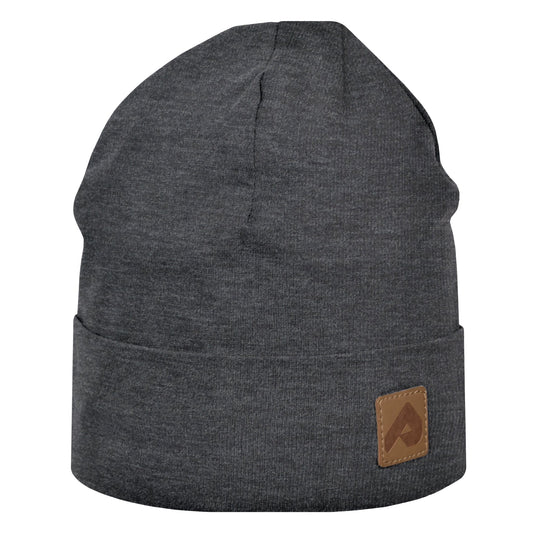 Bonnet de jersey avec doublure polar - Gris