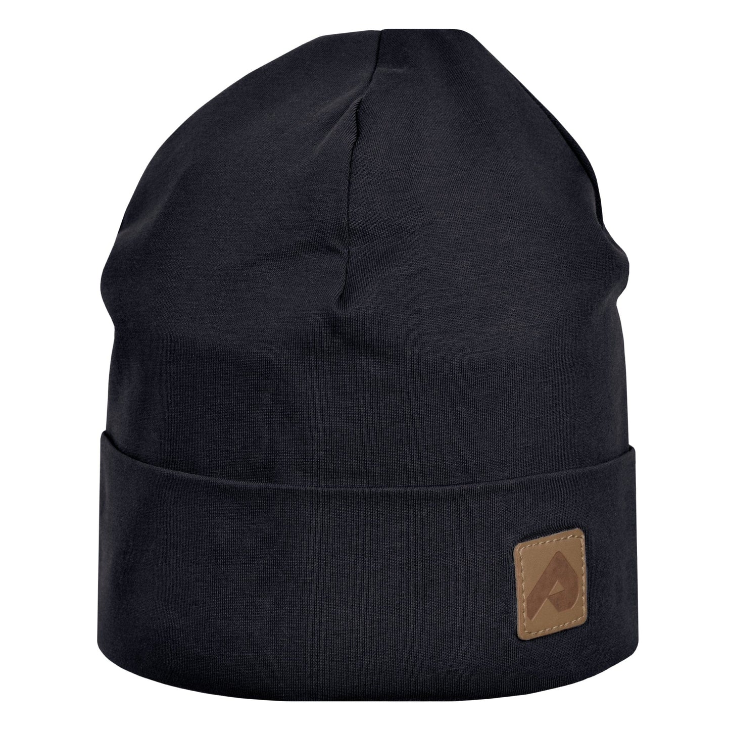 Jersey hat with fleece lining - Black