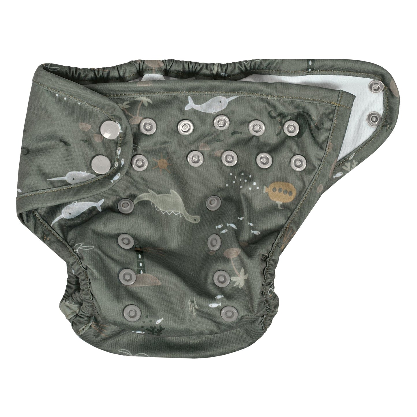 Adjustable beach diaper - Sea