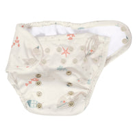 Adjustable beach diaper - Whales