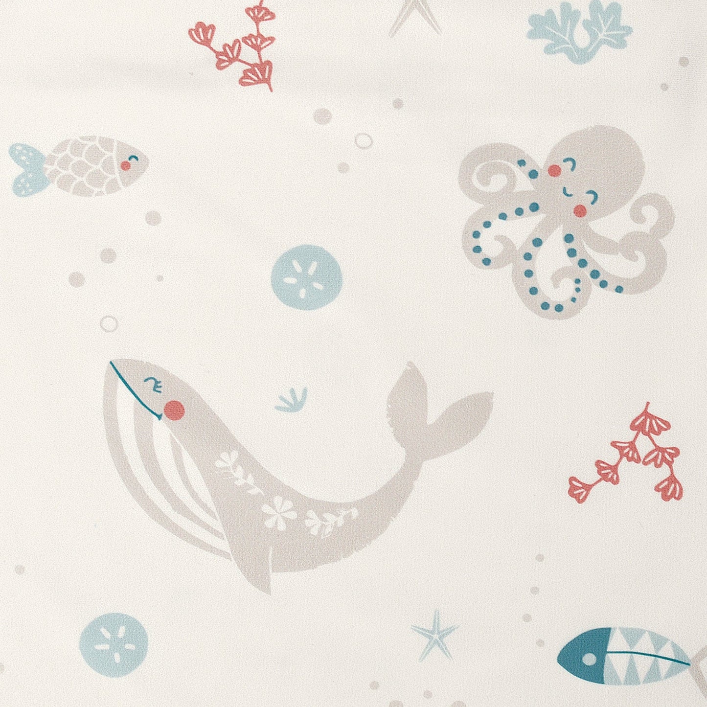 Adjustable beach diaper - Whales