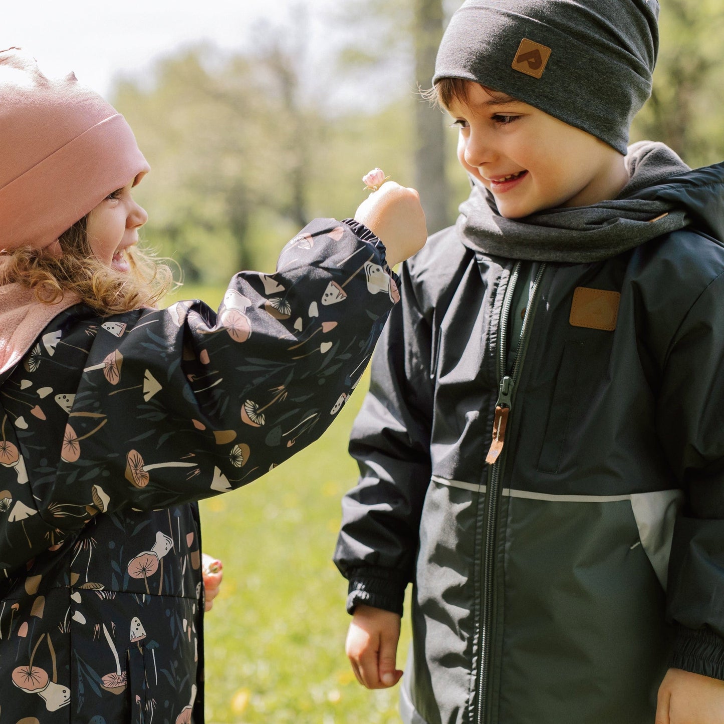 Mid-season boy two piece - Army, smoke & onyx