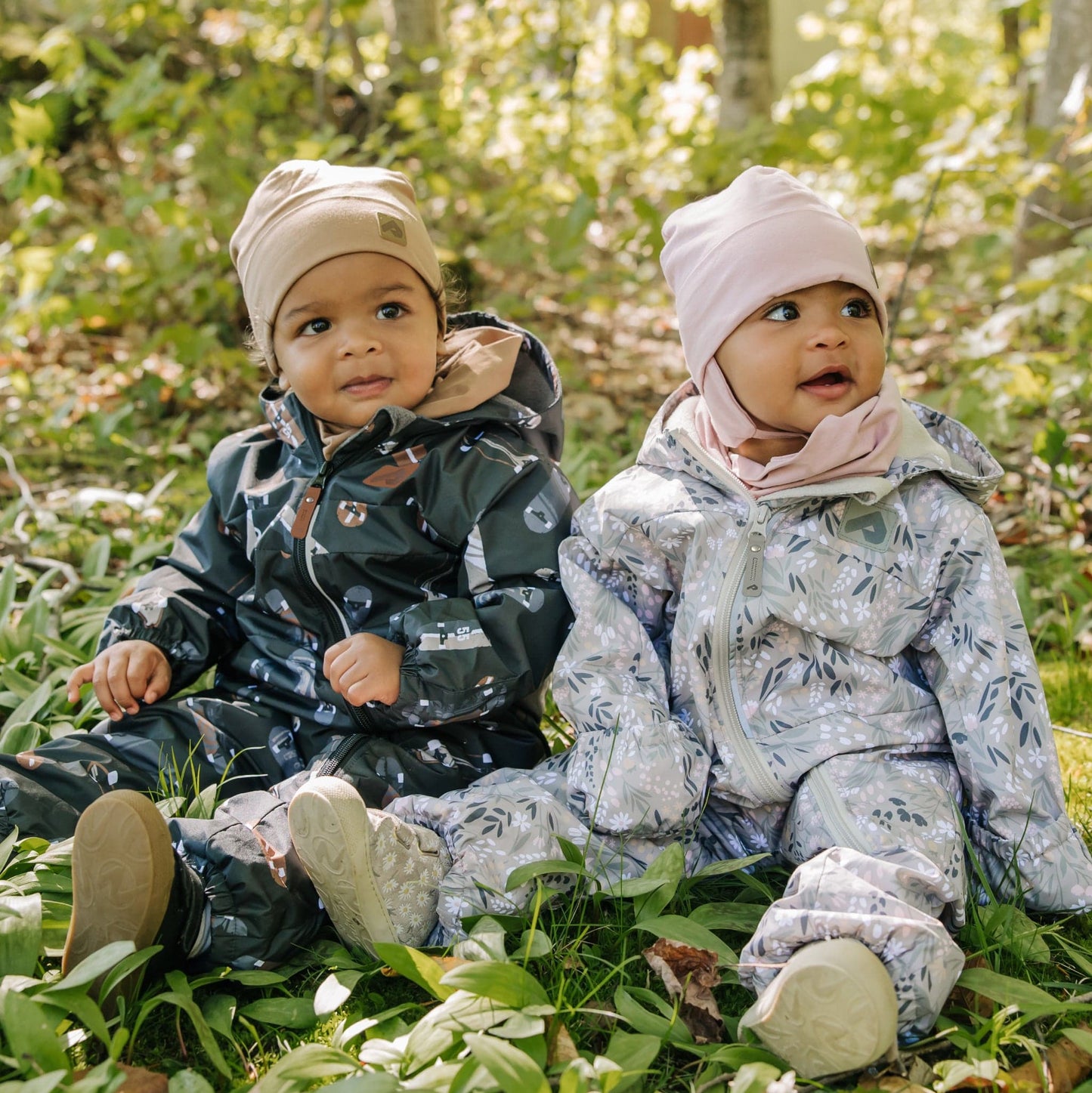 Mid-season bunting for baby - Floral