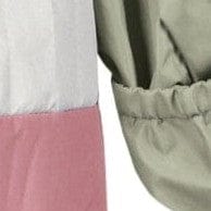 Mid-season bunting for baby - Olive, sand and cosmos