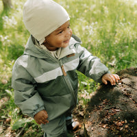 Mid-season bunting for baby - Aspen, sand & army
