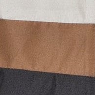 Mid-season bunting for baby - Sand, toffee & black