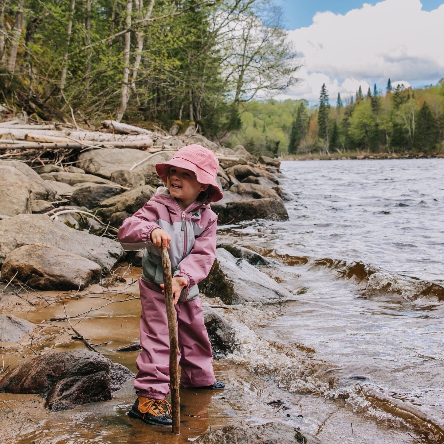 Ensemble 2 pièces mi-saison pour fille - Cosmos, sable & olive